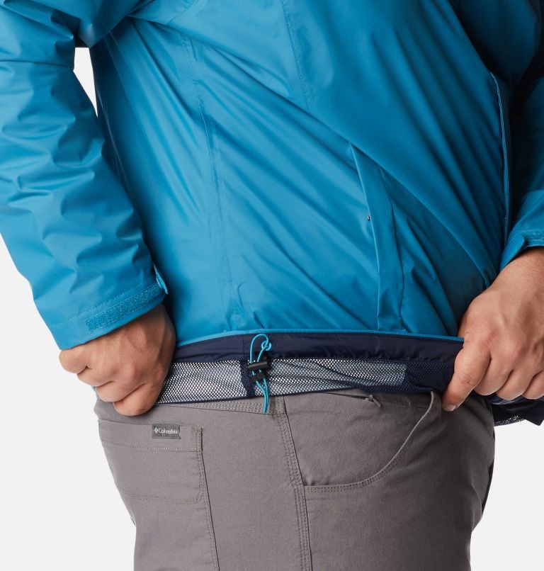 Men's Columbia Watertight II Rain Jackets Turquoise | Plus Size CA-UA380